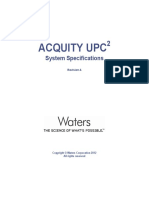 Acquity Upc: System Specifications