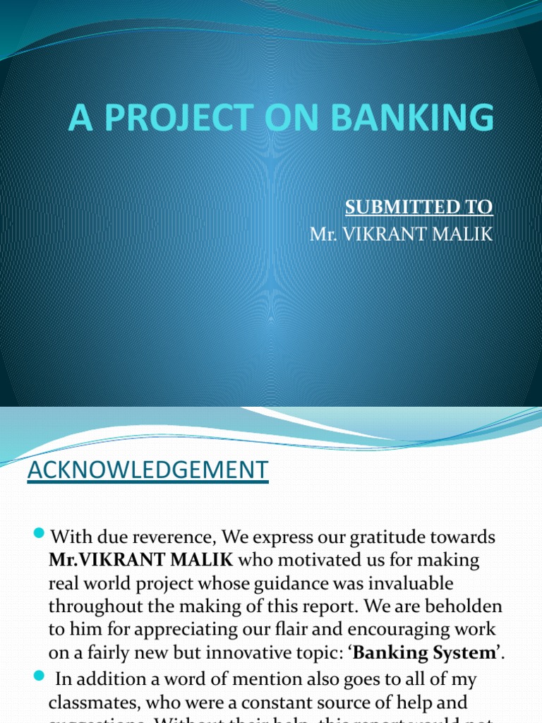 Banking System Project Overview | PDF | Software Testing | Databases