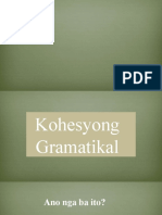 Q2-W5 9 Mga Panandang Kohesyong Gramatikal