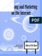 Advertising and Marketing On The Internet: Rules of The Road