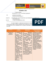 Informe de Carpeta de Recuperacion Sexto A