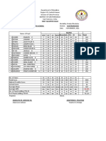 First Quarter Exam Form Xiv: MTB Math