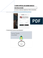 Gestión de Curso Virtual en Sisweb Sencico