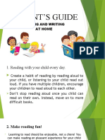 Parent'S Guide: Reading and Writing at Home