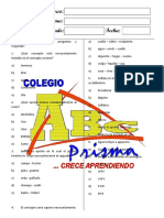 RAZONAMIENTO VERBAL: INCLUSIÓN DE CONCEPTOS