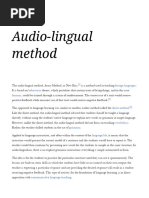 Audio-Lingual Method - Wikipedia