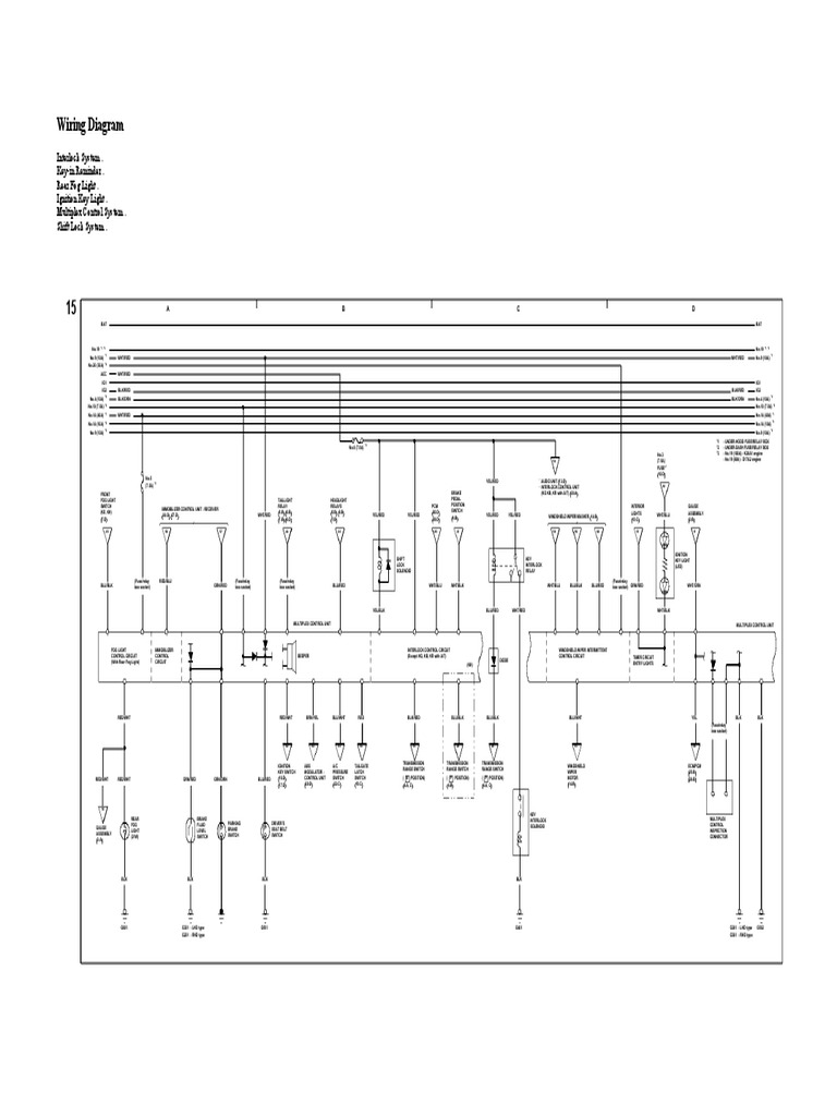 Wiring Diagram for Interlock System | PDF | Relay | Motor Vehicle