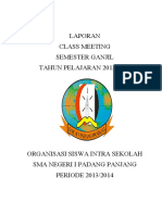 Laporan Classmetting Semester Ganjil