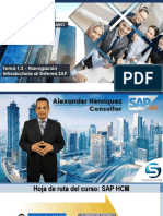 Tema 1.2 HCM - Navegación Introductoria Al Sistema SAP y SAP HCM