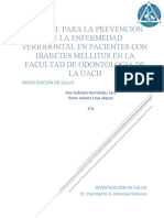 Manual Prevencion de Enfermedad Periodontal en PX Diabéticos