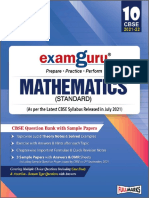 Examguru Class 10 Term 1 Mathematics STD Question Bank - Removed