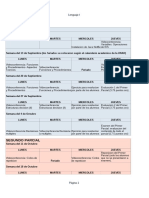 Lenguaje I, Planificacion IIIPAC2021