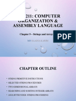 CSC 211: Computer Organization & Assembly Language: Chapter 9 - Strings and Arrays
