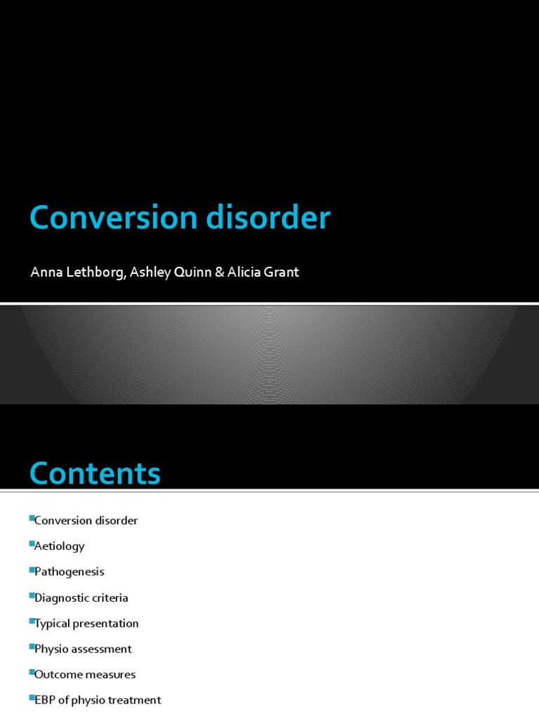 Conversion Disorder Anna Ashley Quinn & Alicia Grant PDF