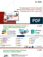 Bahan Materi Sosialisasi PP 5 Tahun 2021 Dan OSS UUCK