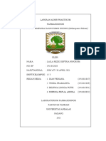 Laila Rezki Septria Ningrum - Laporan Akhir Farmakognosi Objek 5 - Evaluasi Simplisia Orthosiponis Folium