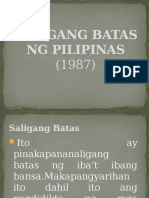 Saligang Batas NG Pilipinas 1987