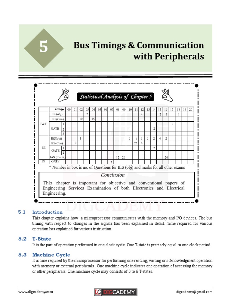 8085 Microprocessor Bus Timings | PDF | Input/Output | Central ...