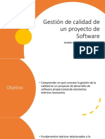 Presentación - Gestión de Calidad de Un Proyecto de Software