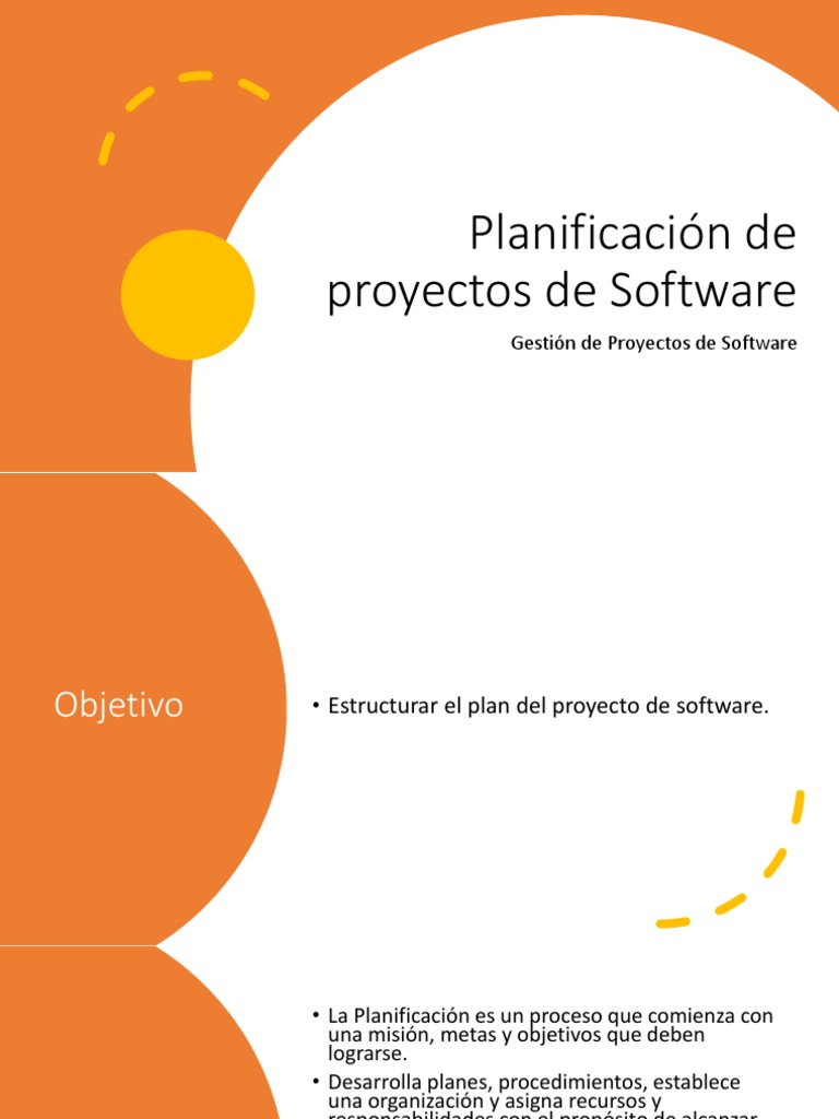 Presentación - Planificacion de Proyectos de Software | PDF | Software ...