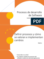 Presentación - Procesos de Desarrollo de Software