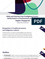 B Z Dlugogorski PFAS and FluorineFree Firefighting Foams Performance Vs Environment and Health