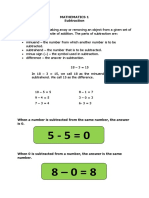 Math Subtraction Guide