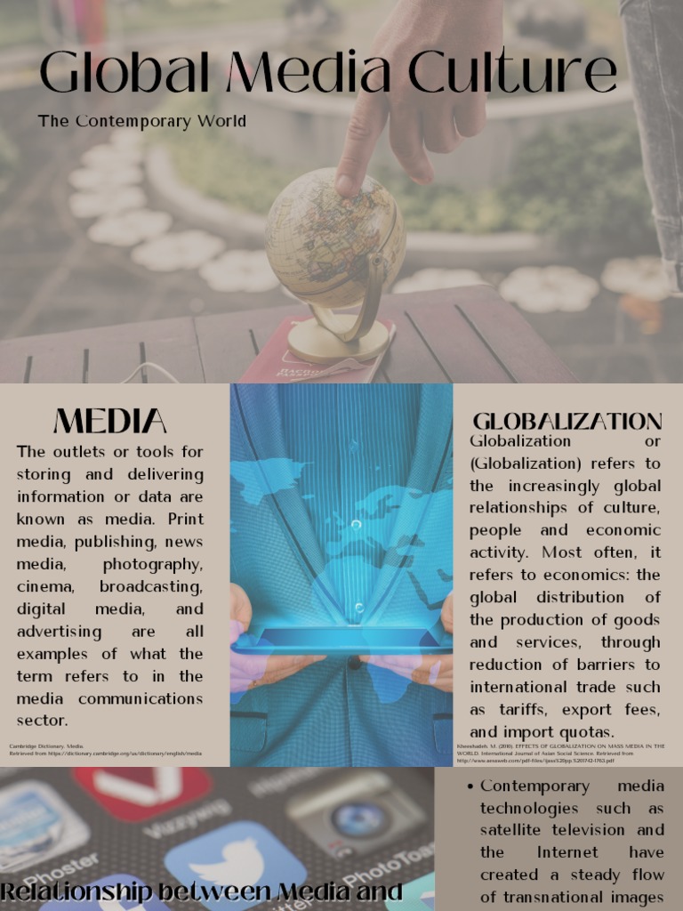 Global Media Culture and Globalization | PDF | Mass Media | Globalization