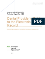 Dental Provider's Guide To The Electronic Dental Record