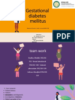 Gestational diabetes mellitus nursing care