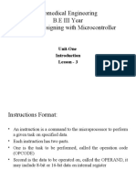 Biomedical Engineering B.E III Year System Designing With Microcontroller