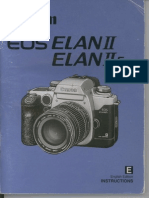 Canon Elan IIe Owner's Manual