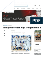 Ina Raymundo's son plays college baseball in the US