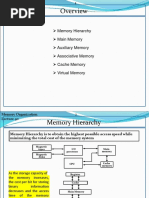 Memory Hierarchy Main Memory Auxiliary Memory Associative Memory Cache Memory Virtual Memory