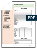 Annexure-II of Section A Employee Dashboard Welcome Dr. ABC, Assistant Professor