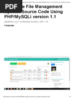 Complete File Management System Source Code Using PHP - MySQLi Version 1.1 - Free Source Code, Projects & Tutorials