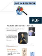 Early Clinical Trial of Coffee and Tea Using Convicts (N=2