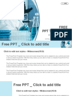 Scientific Researcher in Medical PowerPoint Templates Widescreen
