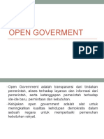 Open Government di Indonesia