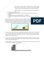 Kinematics - Problem Set