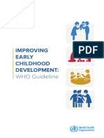 Improving Early Childhood Development:: WHO Guideline