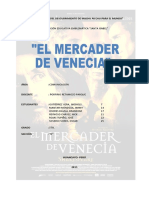 Ficha de Analisis Literario Mercader de Venecia