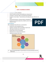 Unit-I: Planning in Sports: Content