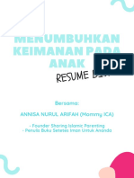 Resume Diskusi Menumbuhkan Keimanan Anak