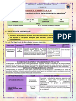 5ta EXPERIENCIA APRENDIZAJE 3ro DPCC