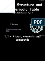 Atomic Structure and the Periodic Table: An Introduction