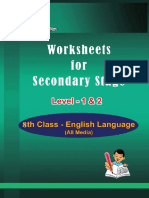 8th Class With Cover Page