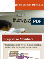 Membaca Kritis & Resensi