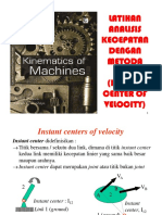 Latihan Analisis Kecepatan Mekanisme Dengan Metode Icov - 2