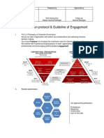 Communication Protocol & Guideline of Engagement: Operator & Partner Tenant & Customer Investor